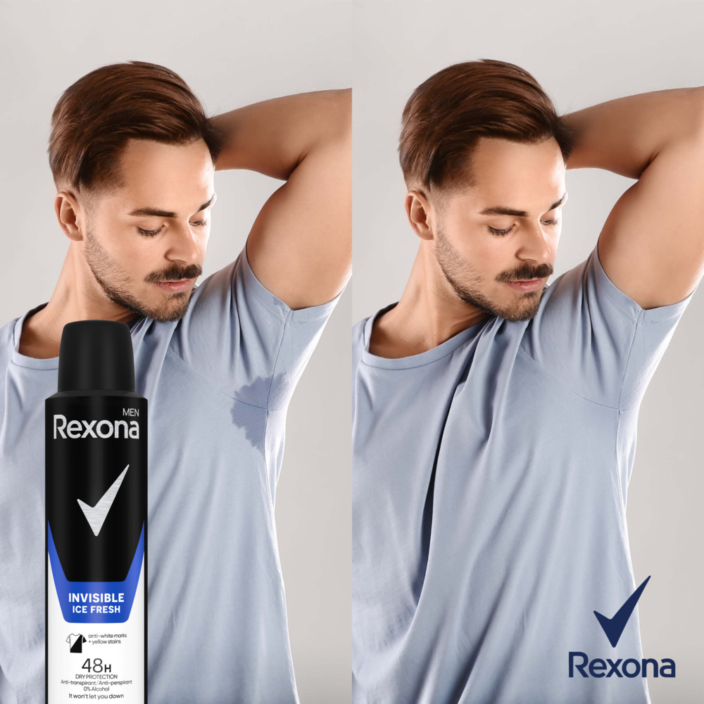 Rexona Men Invisible Ice Fresh antyperspirant w sprayu 150 ml