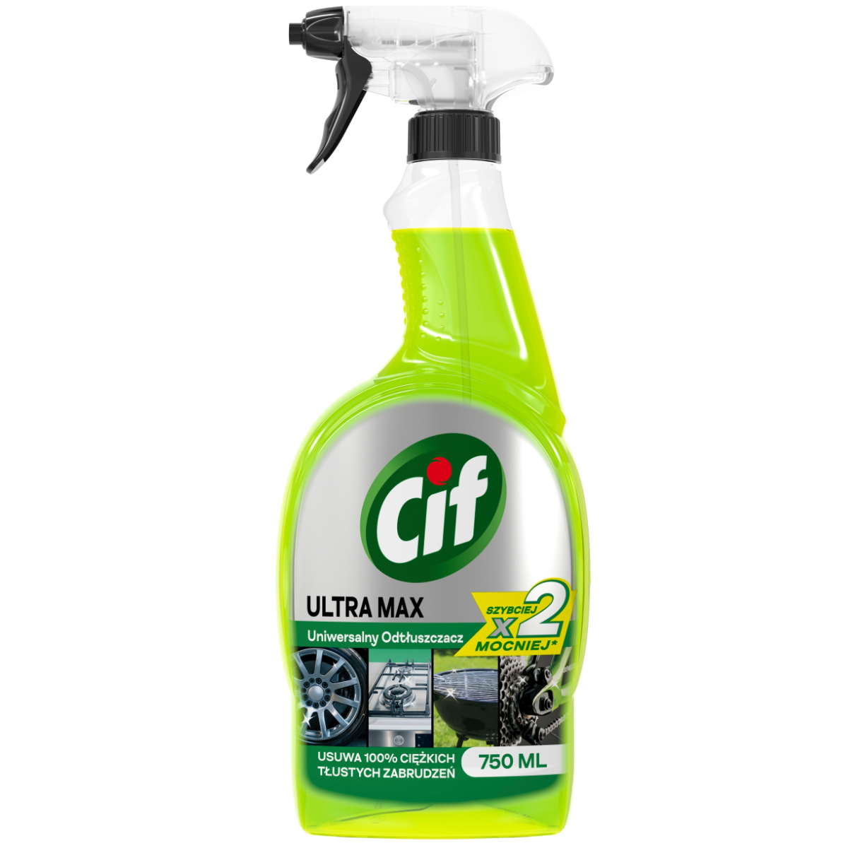 Cif Ultra Max odtłuszczacz 750ml green