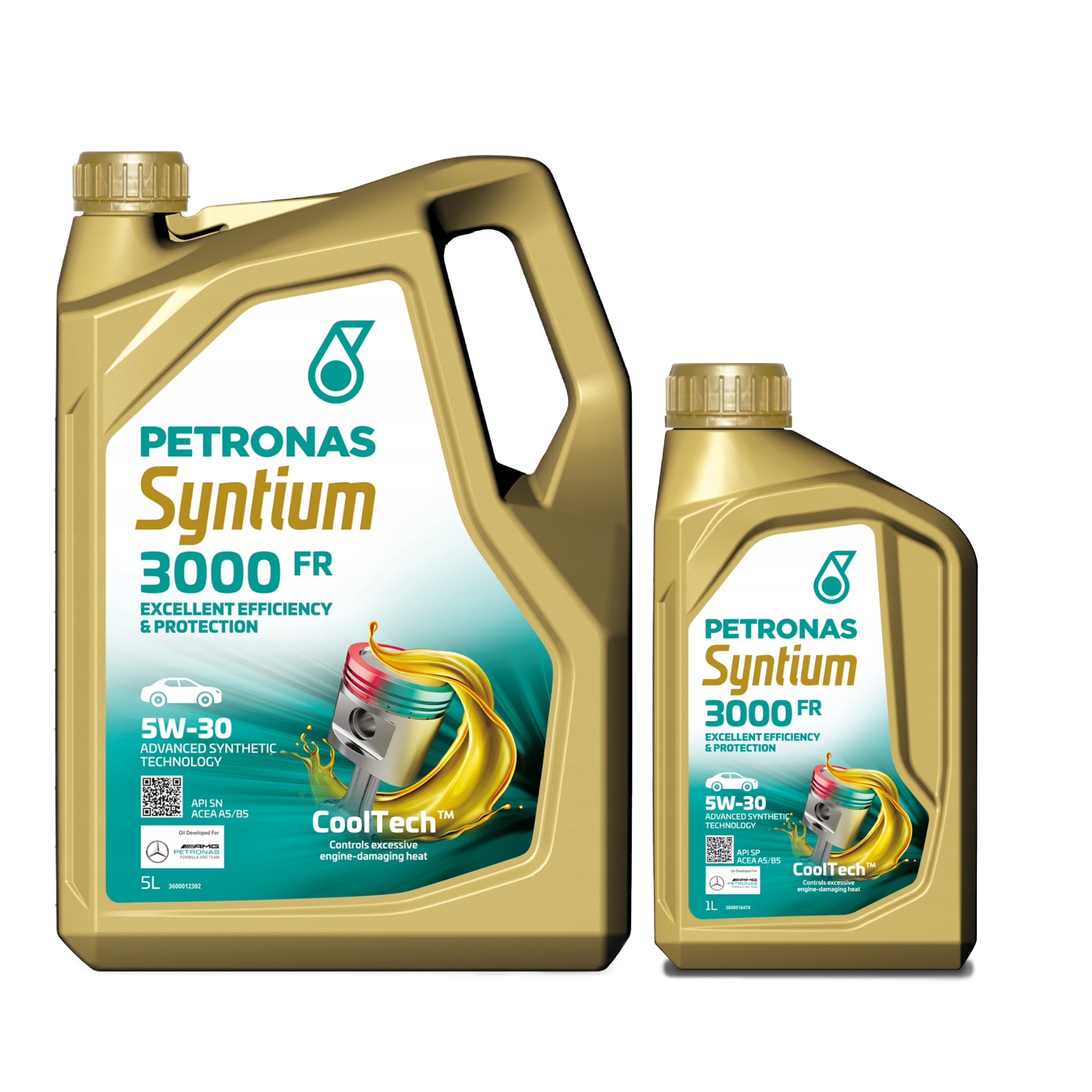 PETRONAS SYNTIUM 3000 FR 5W-30 SN 5L + PETRONAS SYNTIUM 3000 FR 5W-30 SN 1L