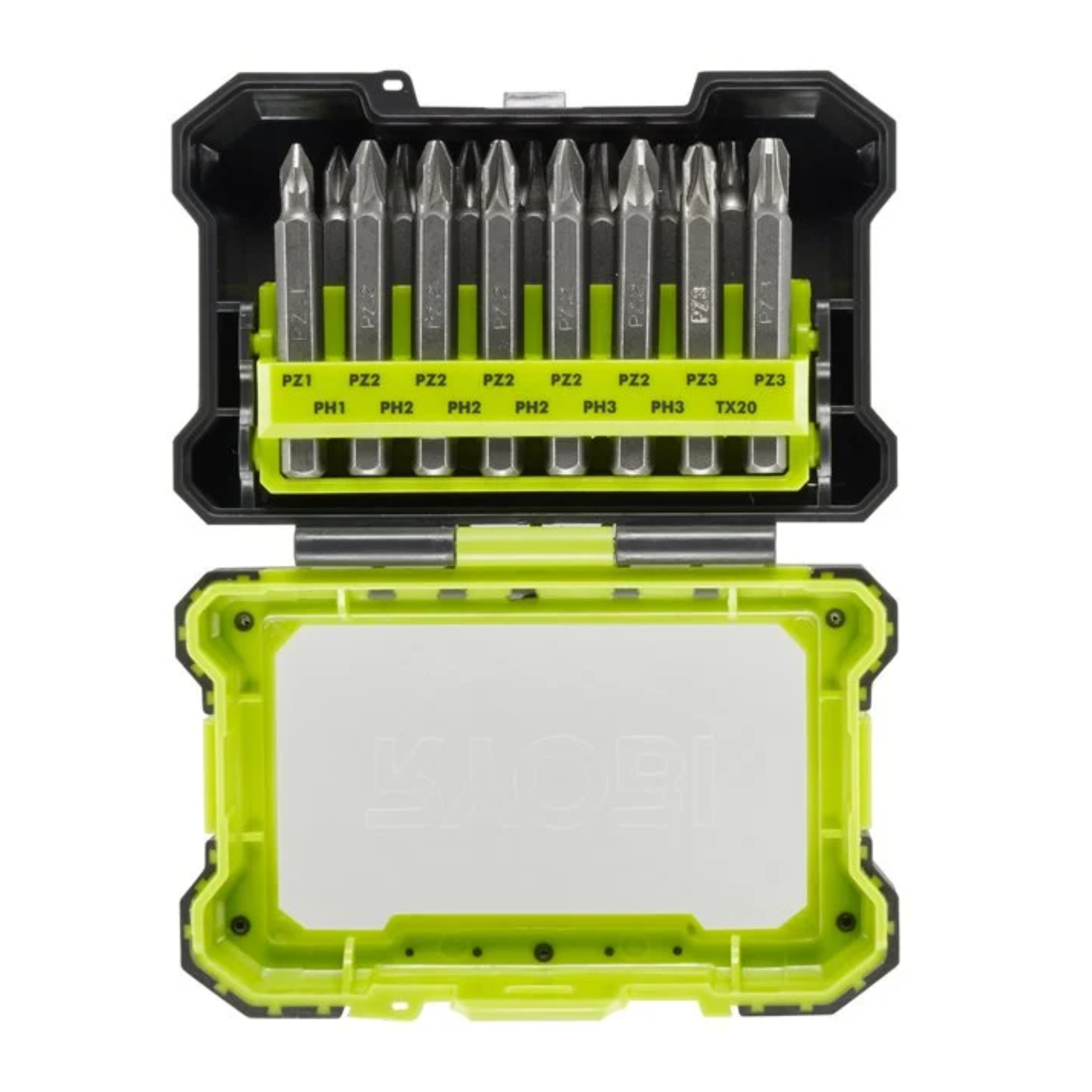 RYOBI Zestaw Końcówek Wkrętarskich Bitów 50 mm 15 szt. Kaseta RAK15MSD