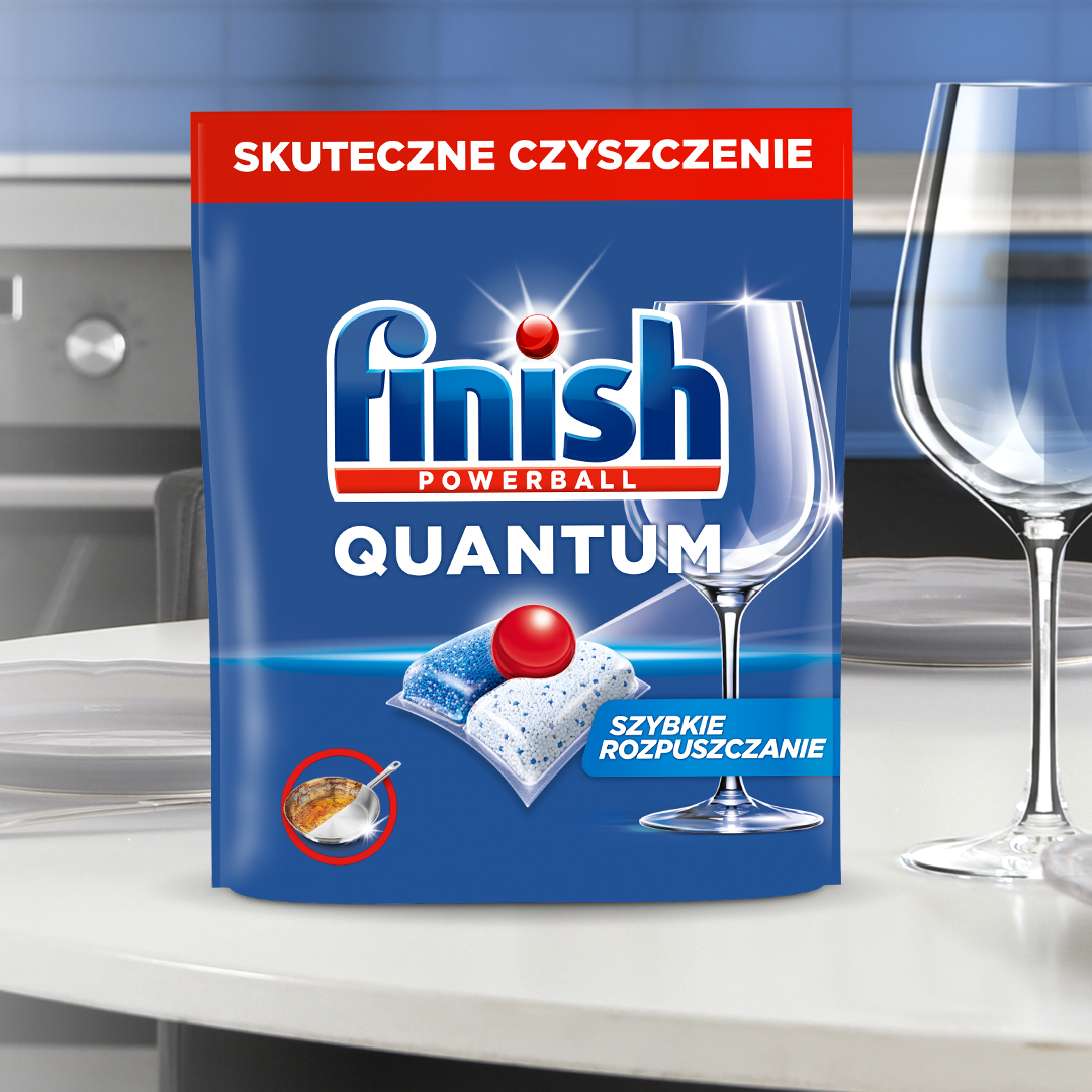 Finish Quantum Kapsułki do Zmywarki Zapach Fresh Świeży 111 Sztuk