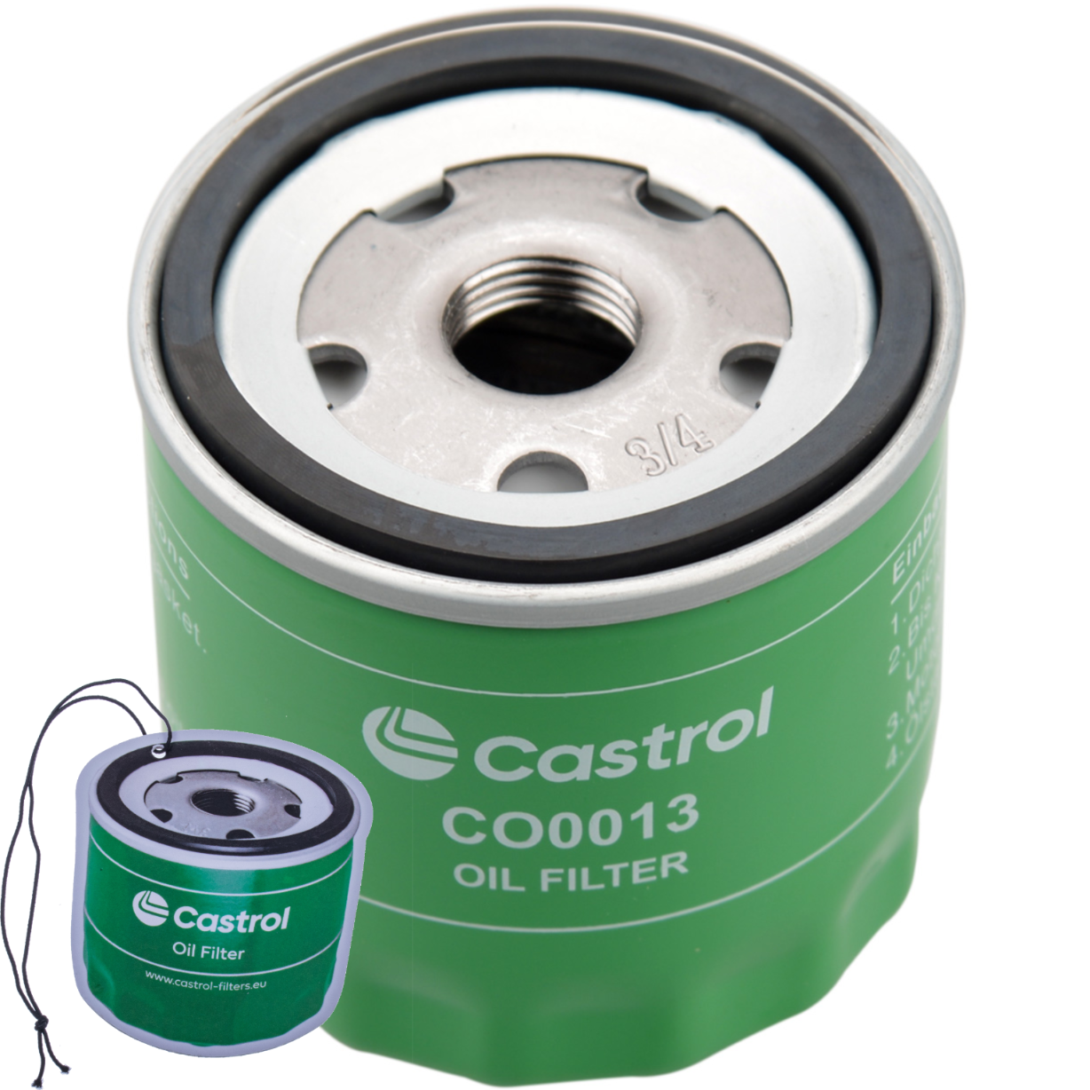 Castrol Filters Filtr Oleju CO0013 + Zawieszka Zapachowa gratis