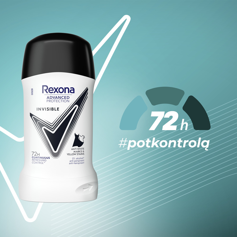 Rexona Invisible on Black & White antyperspirant damski w sztyfcie 50 ml
