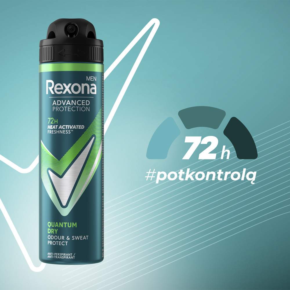 Rexona Men Advanced Protection antyperspirant spray Quantum Dry 150 ml