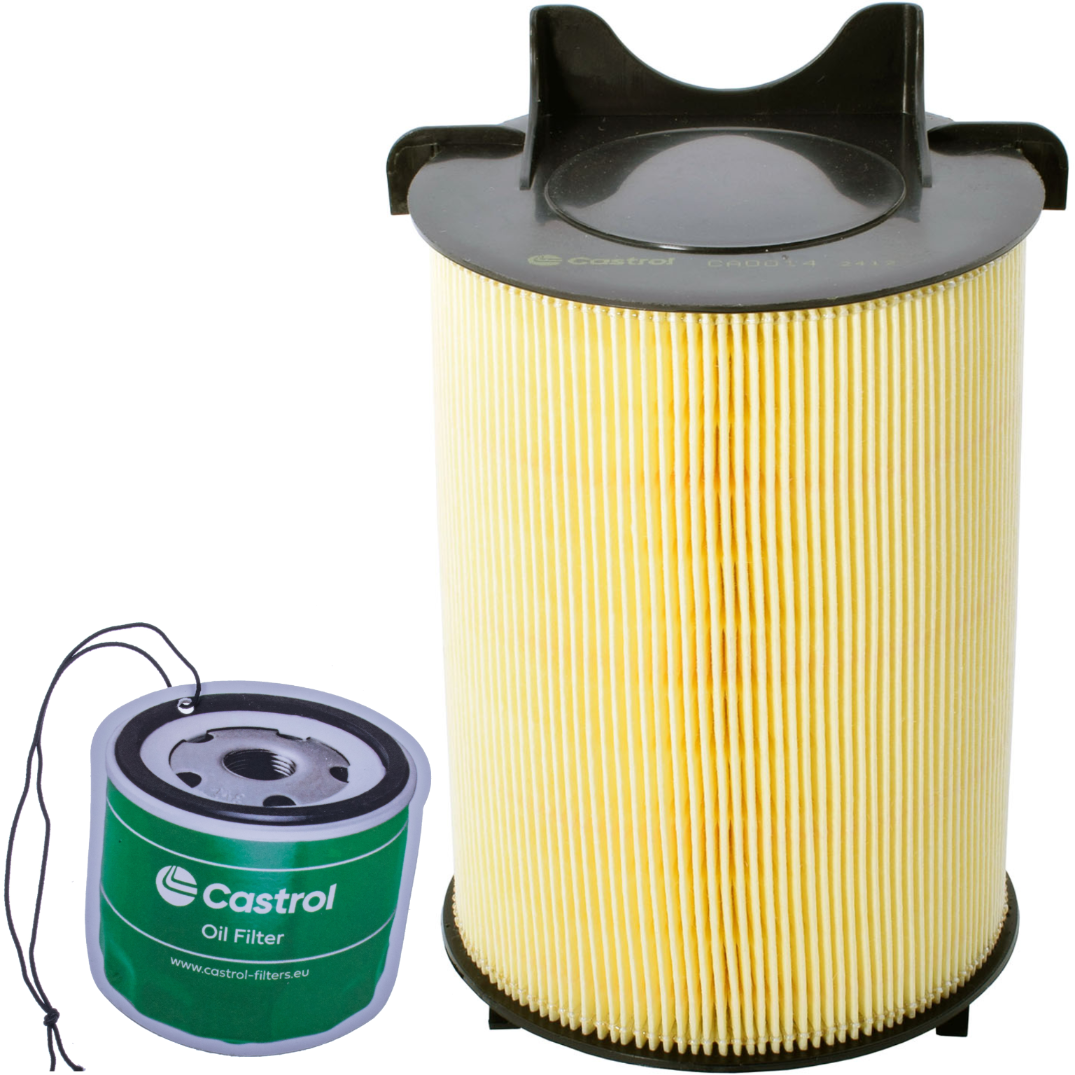 Castrol Filters Filtr Powietrza CA0014 + Zawieszka Zapachowa gratis