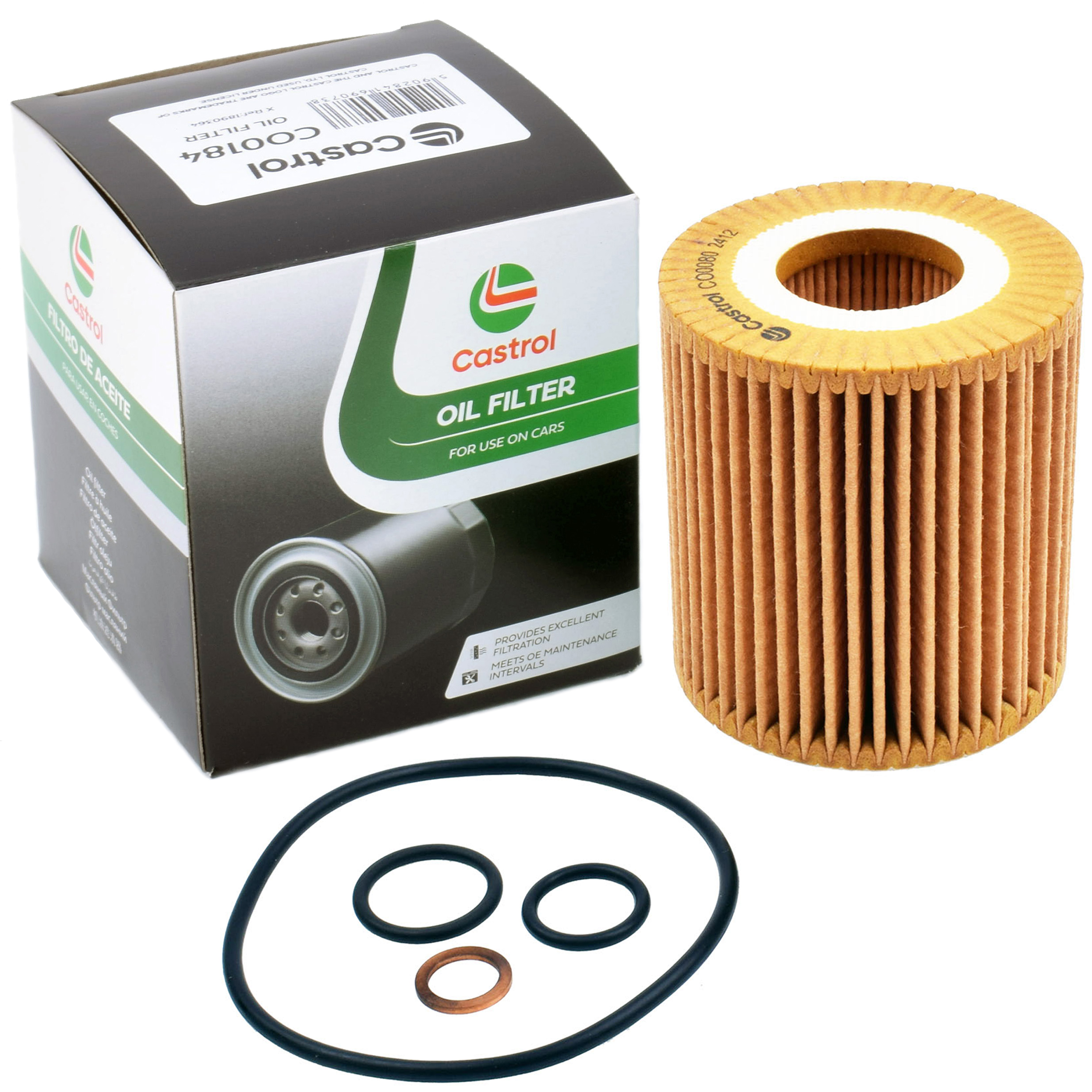 Castrol Filters Filtr Oleju CO0080 + Zawieszka Zapachowa gratis