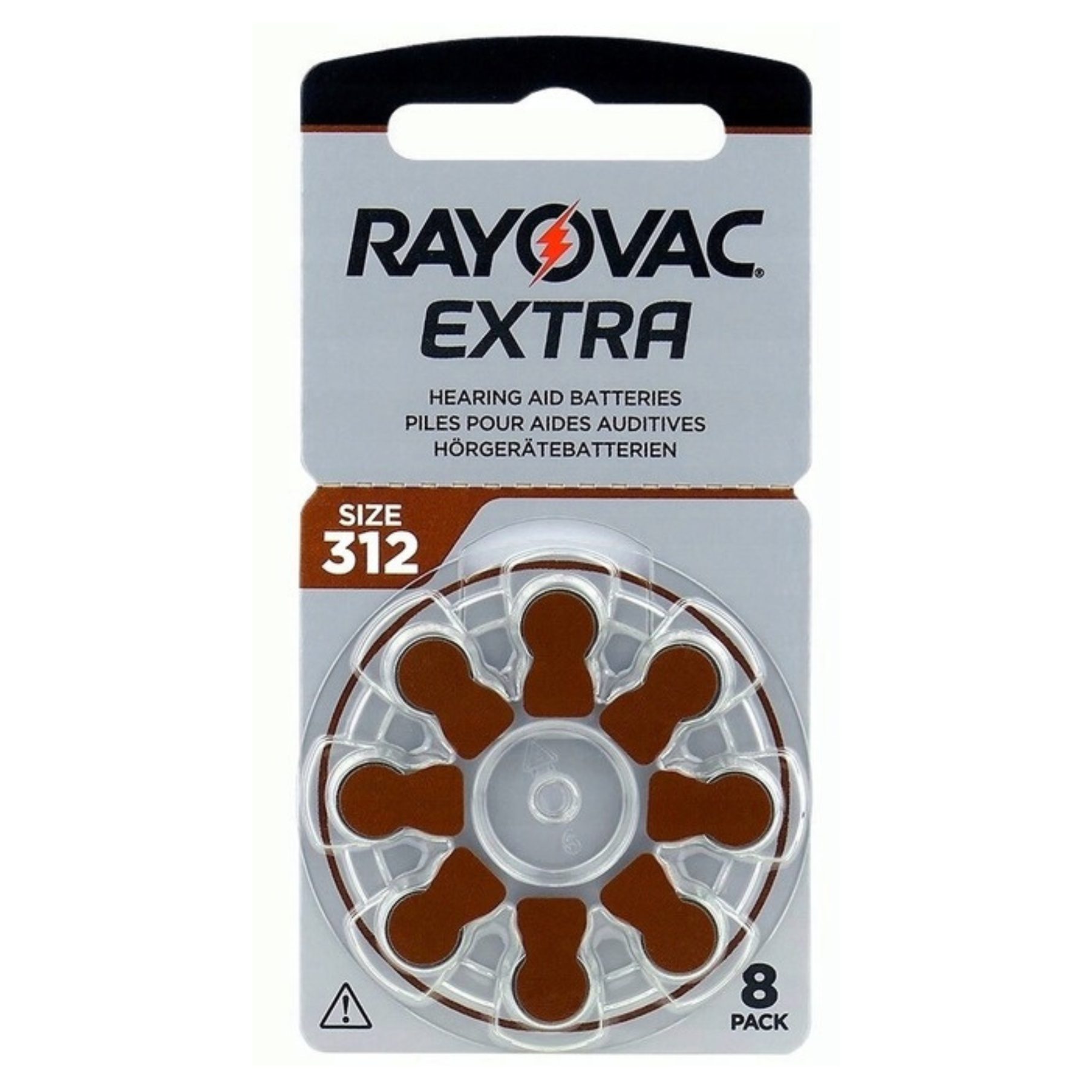 312 8BL Rayovac Baterie Słuchowe.
