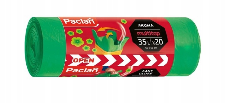 Paclan Zapachowe worki na śmieci 35L Multitop 20 sztuk