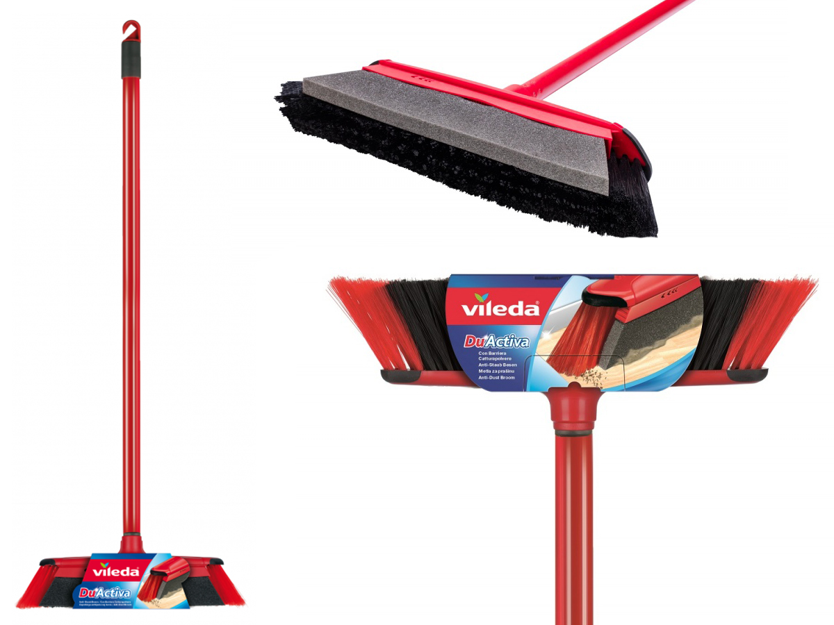 095298 Vileda Szczotka Duactiva bez Kija + Kij + Szufelka