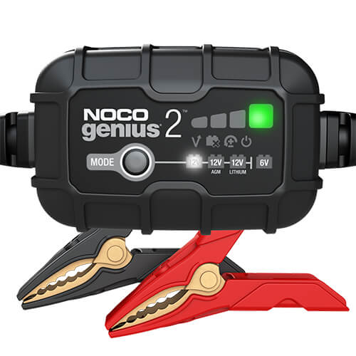 Noco GENIUS2, Vollautomatisches Intelligentes 2-Ampere-LadegeräT, 6-V- Und 12-V-image