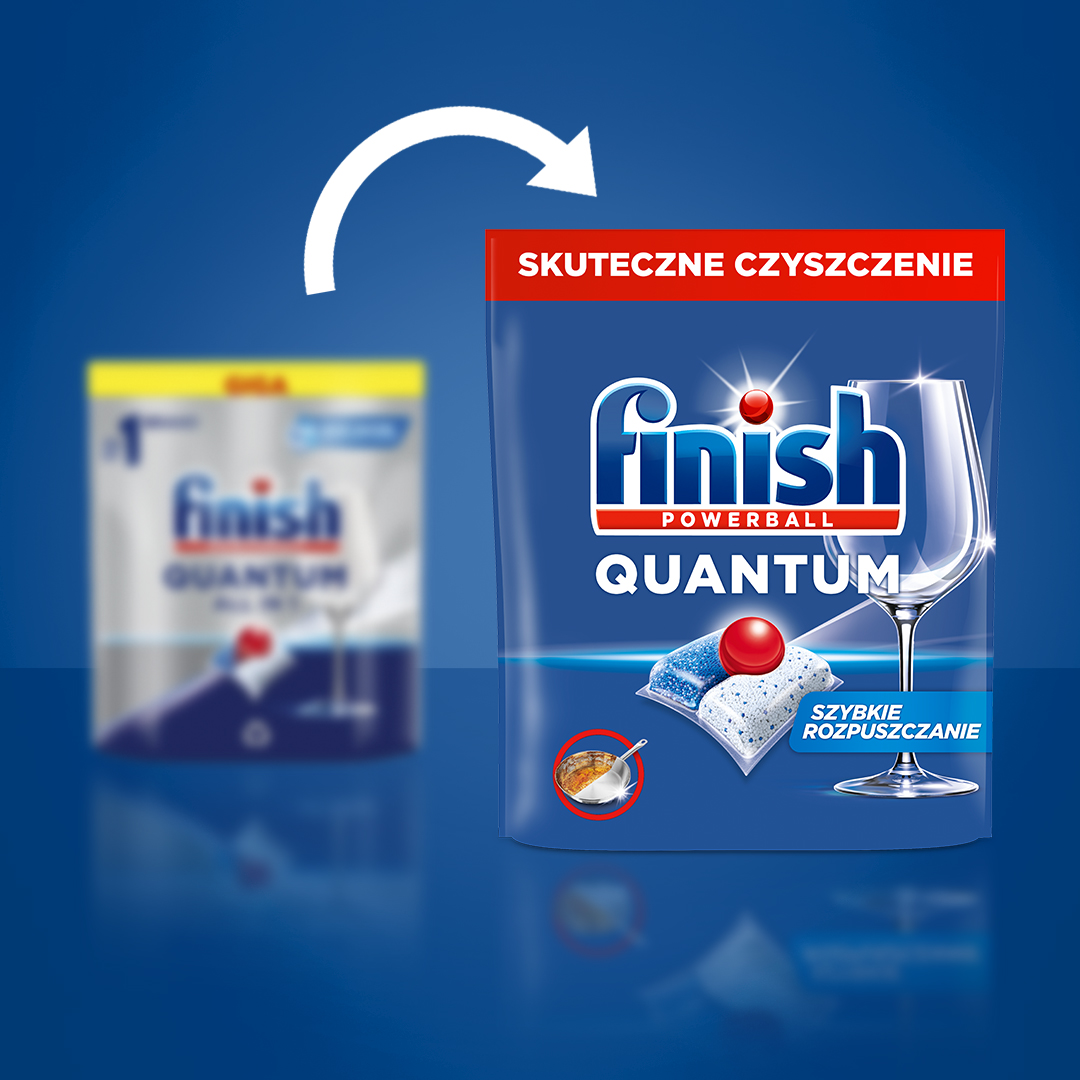 Finish Quantum Kapsułki do Zmywarki Zapach Fresh Świeży 111 Sztuk
