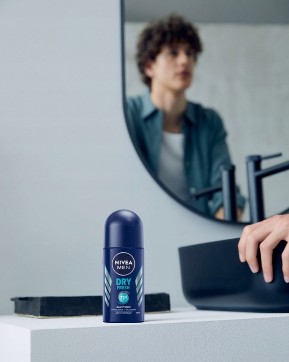 NIVEA MEN DRY FRESH ANTYPERSPIRANT MĘSKI ROLL ON 50 ML