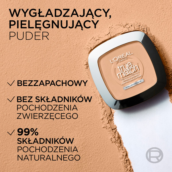 L’Oréal Paris True Match Puder Do Twarzy Z Kwasem Hialuronowym 2N Vanilla