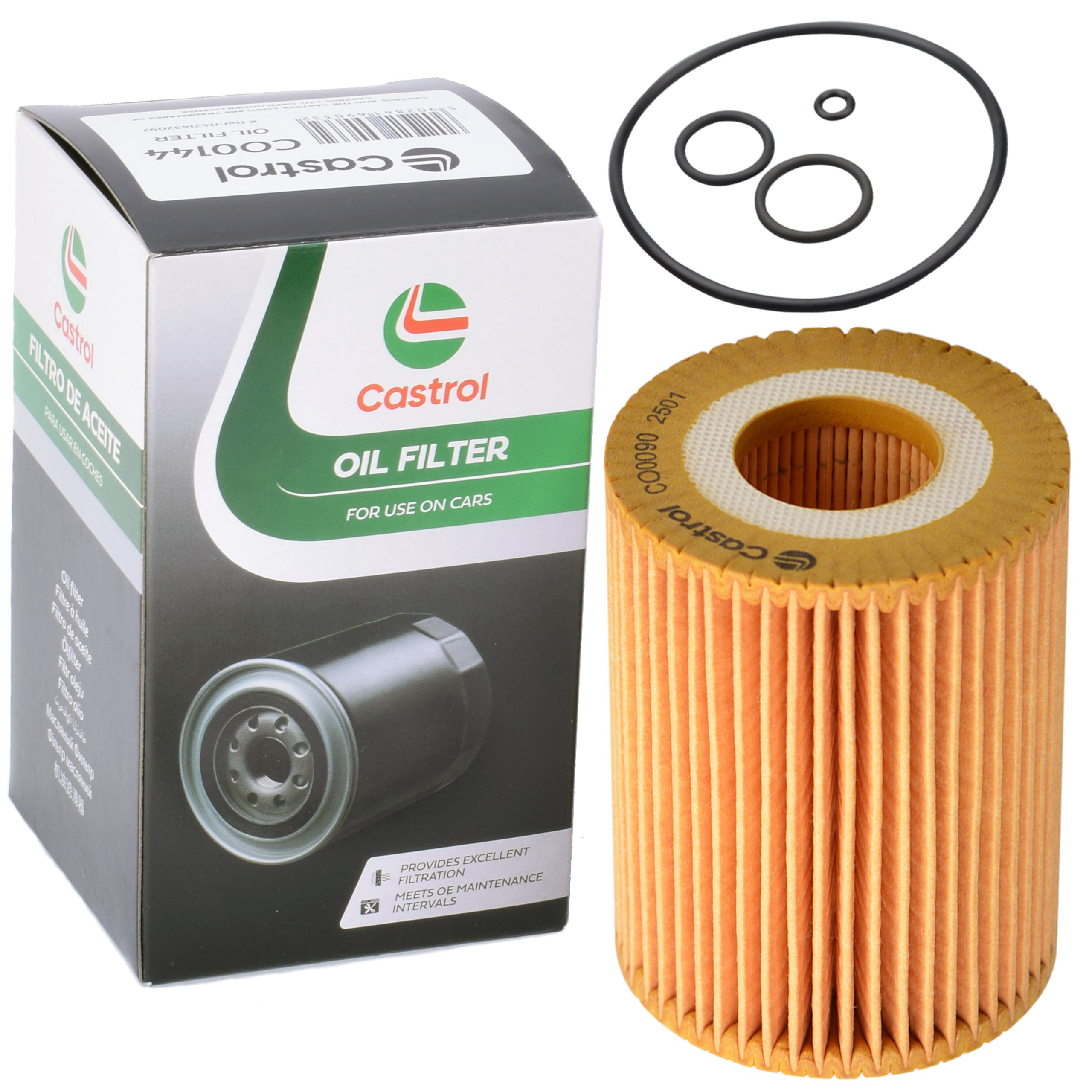 Castrol Filters Filtr Oleju CO0090 + Zawieszka Zapachowa gratis