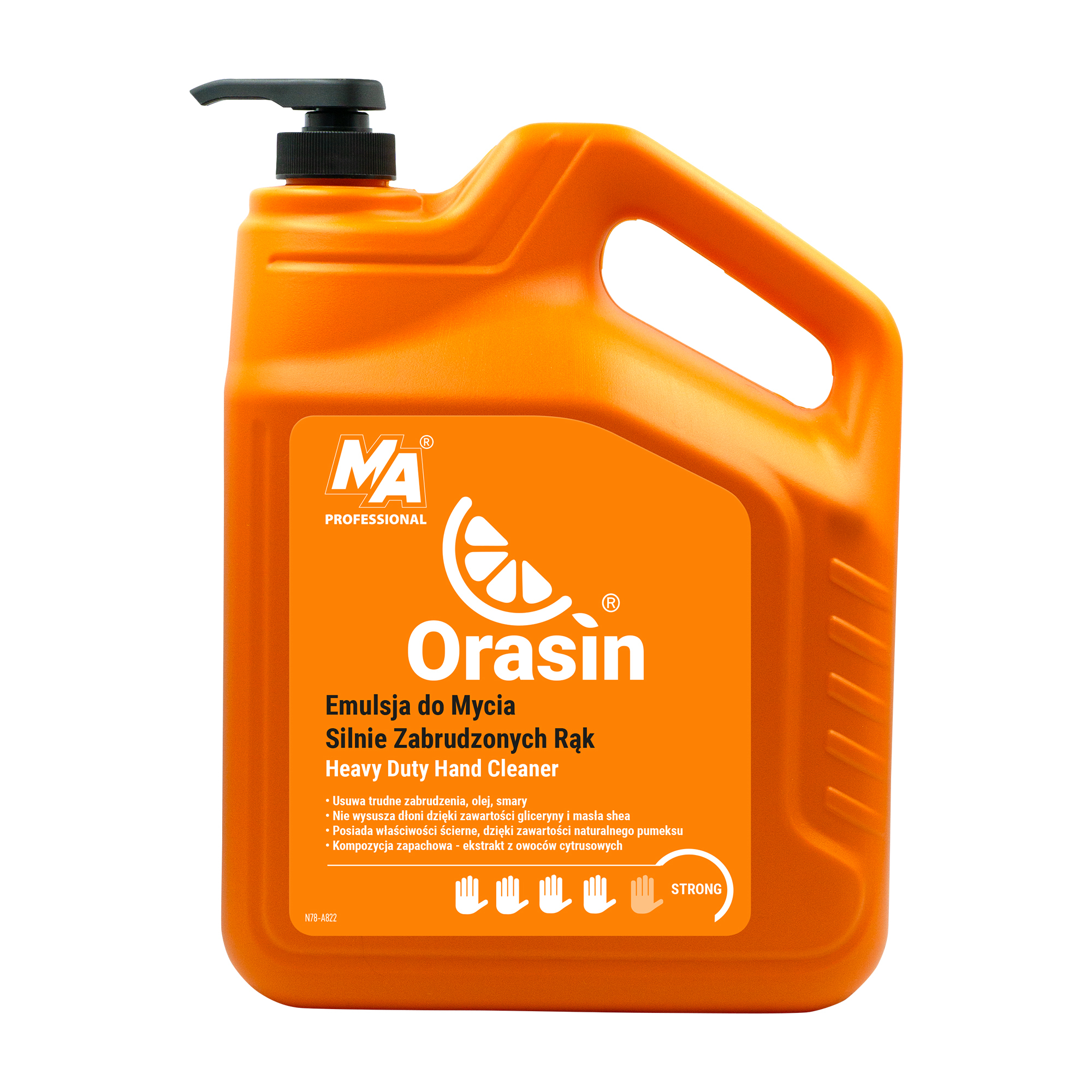 MA PROFESSIONAL – ORASIN Emulsja do mycia silnie zabrudzonych rąk 5,5KG