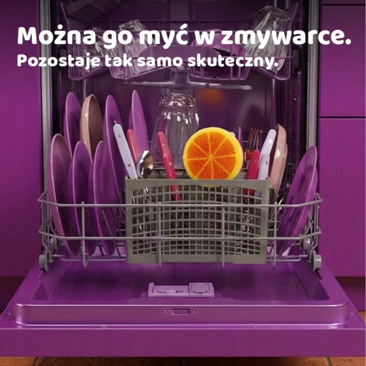 Vileda Punch Mocny zmywak Pomarańcza 1 szt.