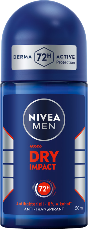 NIVEA MEN Dry Impact Antyperspirant męski w kulce pod pachę roll-on 50ml