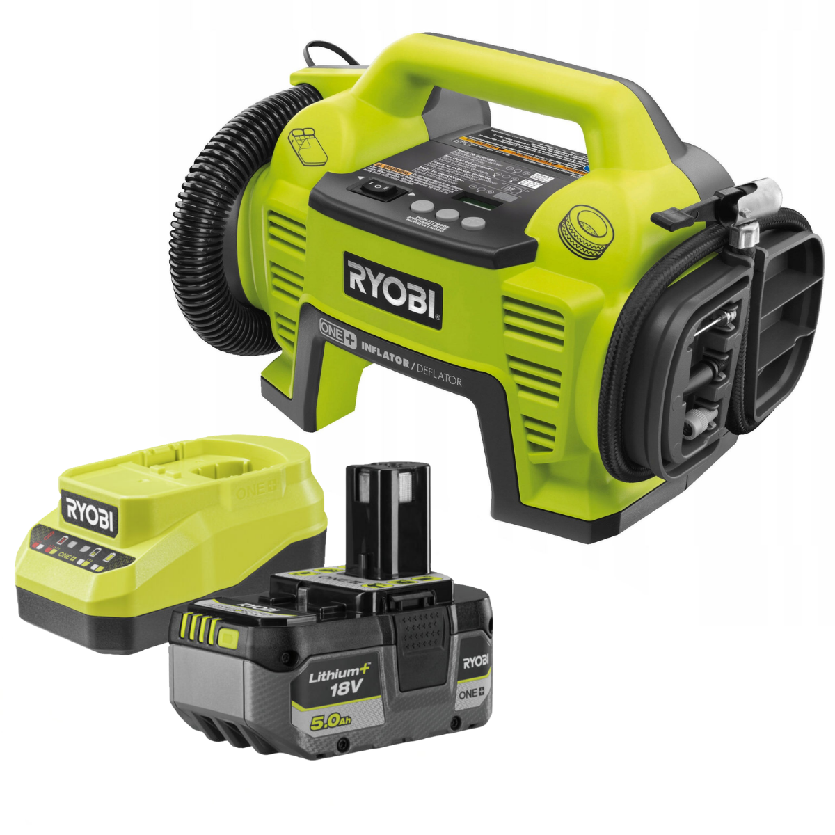 Kompresor 18 V + Ład 5Ah