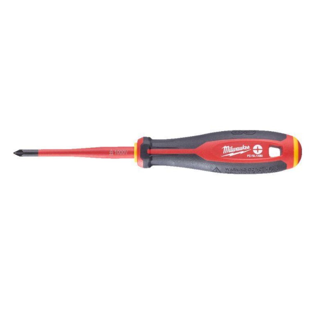 Milwaukee wkrętak izolowany VDE Pozidriv/płaski PZ/SL1 × 80 mm