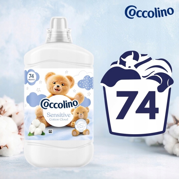 Coccolino Sensitive Cotton Cloud 1702ml + 930645 Coccolino Fresh Lavender 1702ml + 930638 Coccolino Fresh Happy Yellow 1702ml