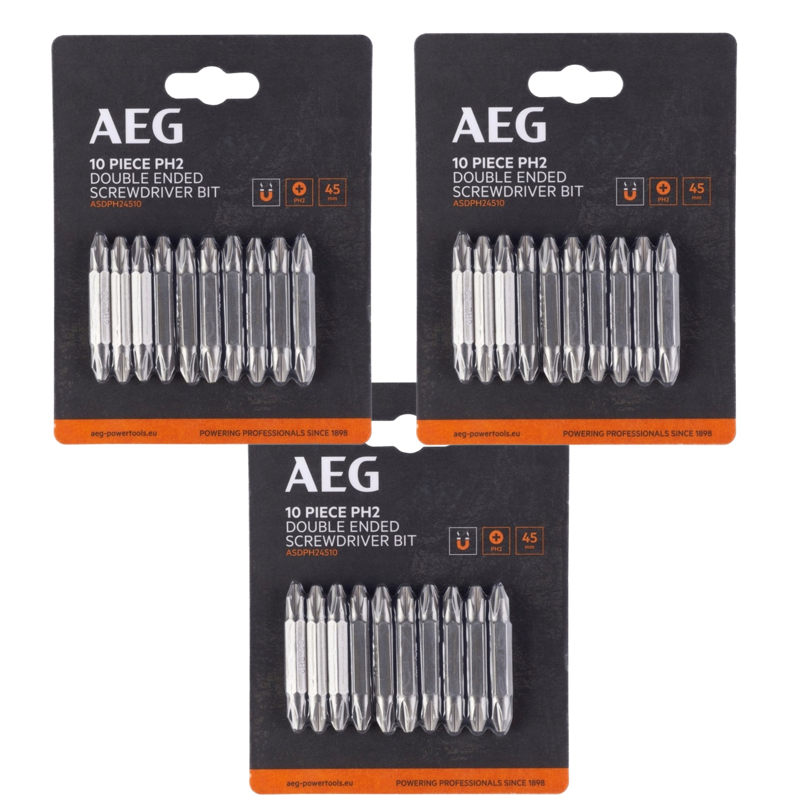 Bity PH2 Double End 45mm Ballistic Series 10szt. AEG x3