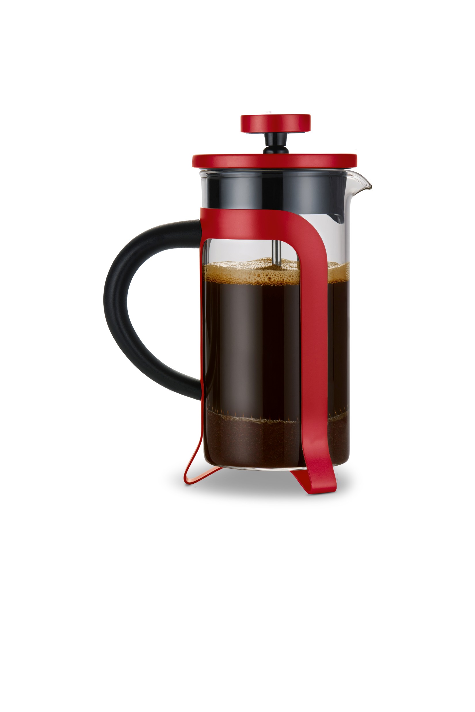 Tchibo Zaparzacz French Press 300ml, czerwony