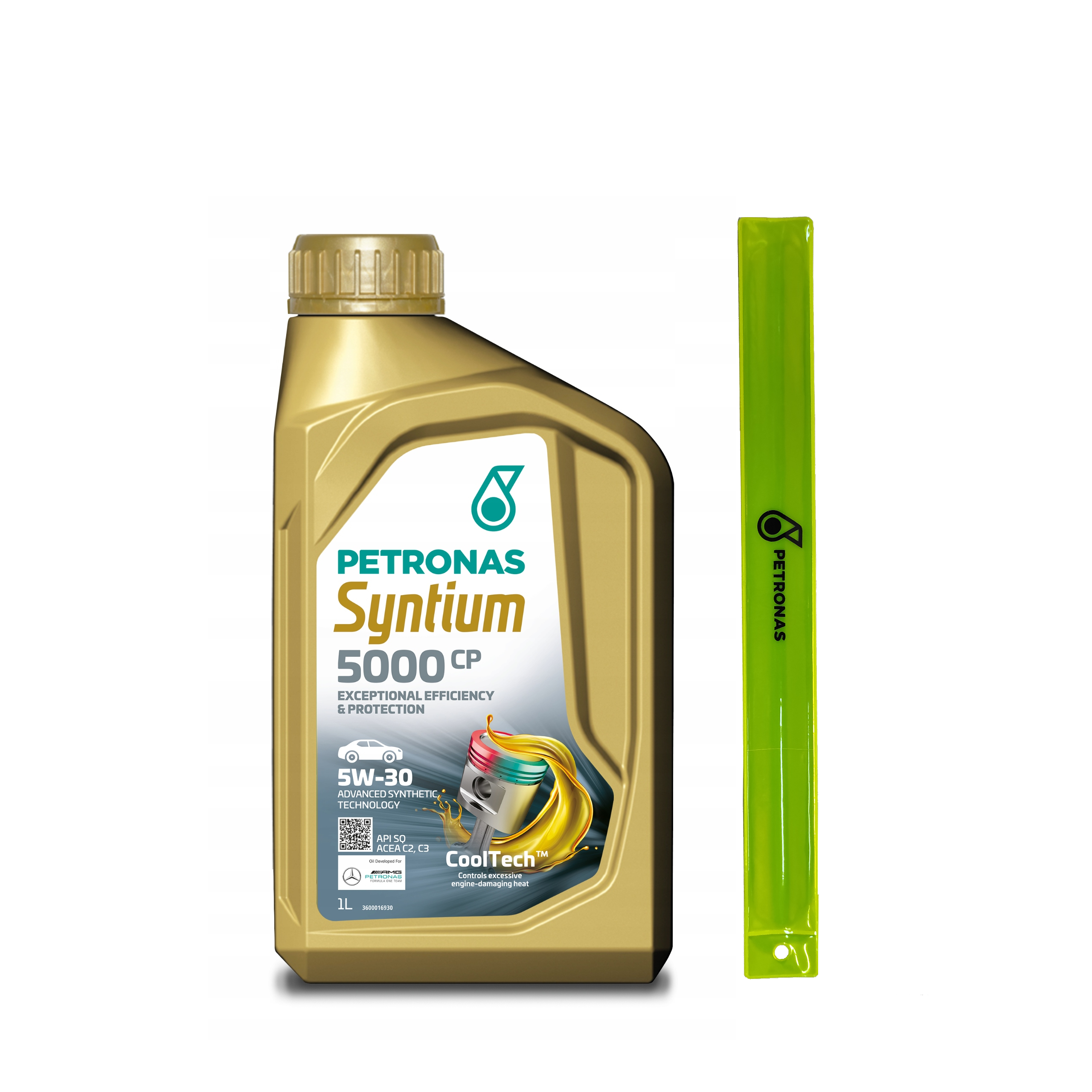 Olej Silnikowy PETRONAS Syntium 5000 CP ACEA C2/C3 5W-30 1l + Opaska GRATIS