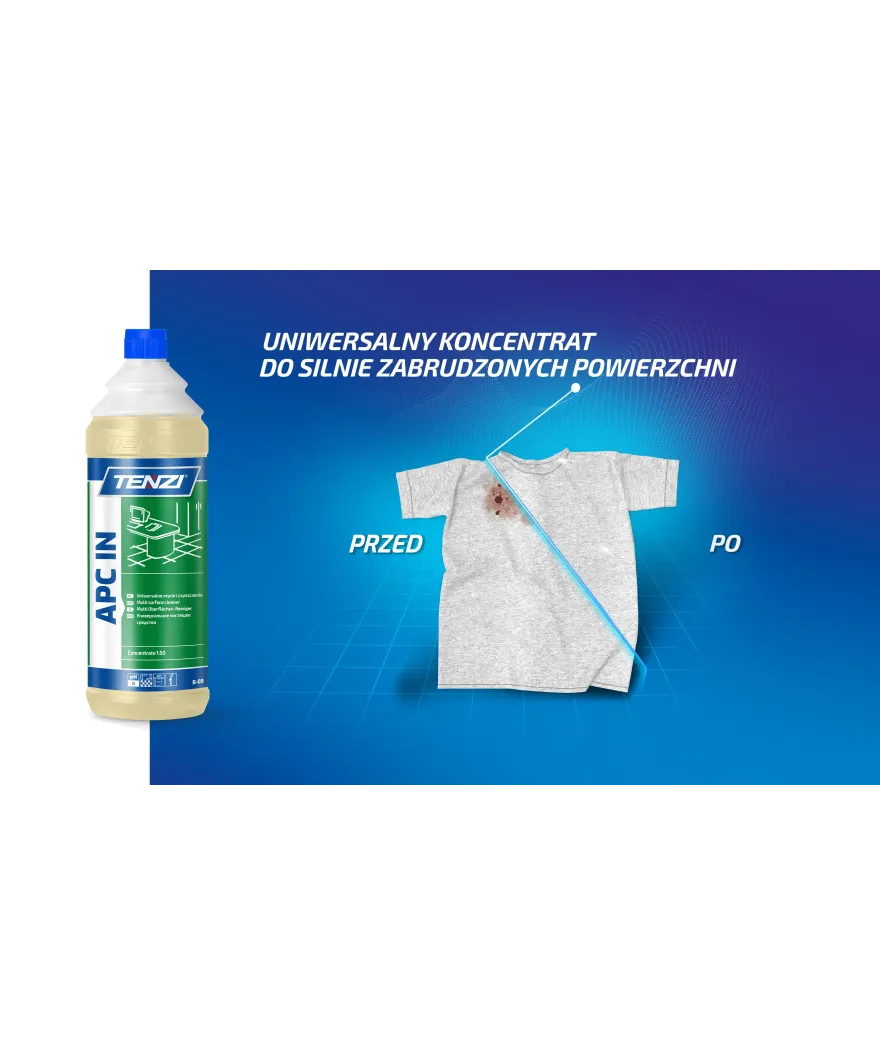 TENZI koncentrat Głęboki doczyszczenie plastików, skór, tekstyliów 1L