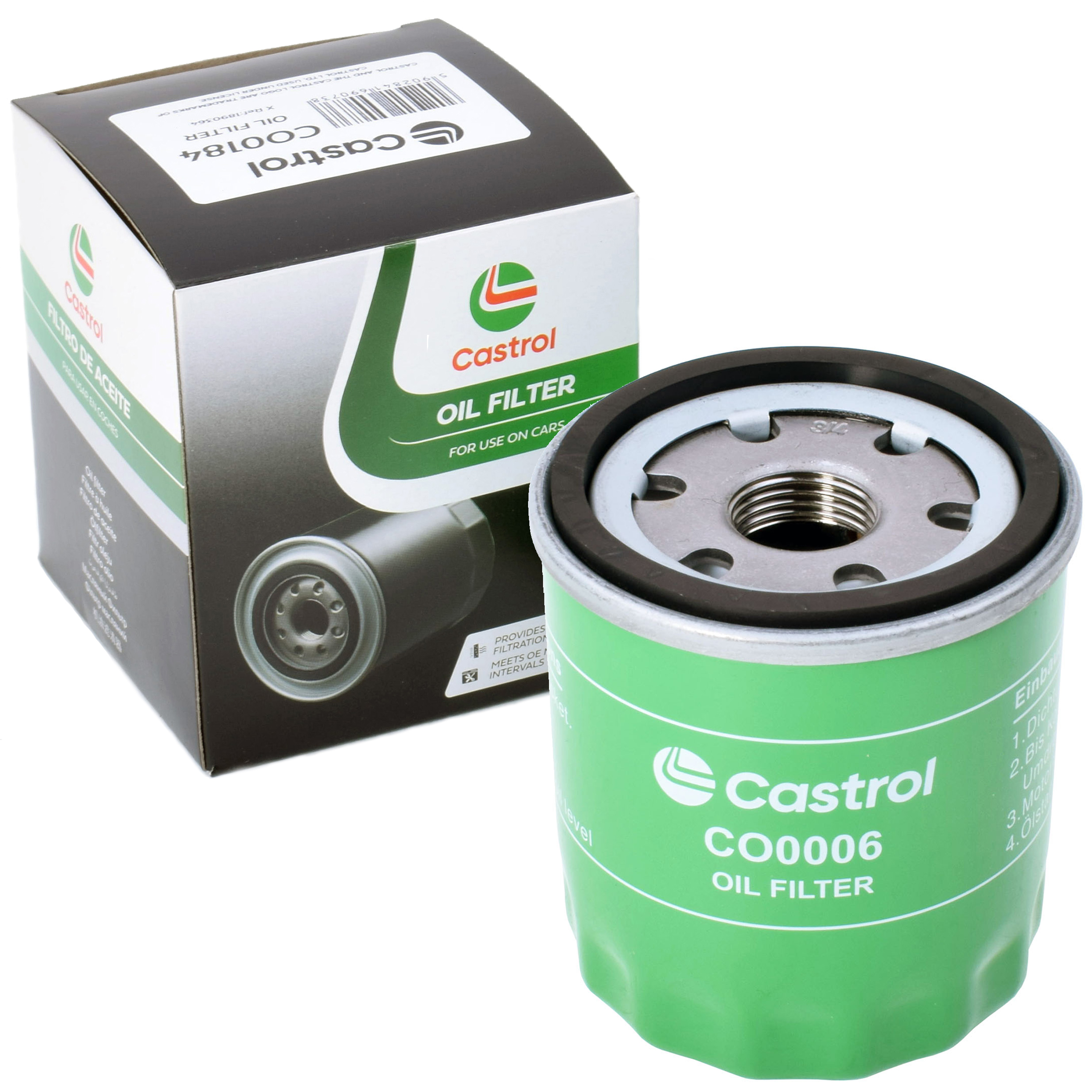 Castrol Filters Filtr Oleju CO0006 + Zawieszka Zapachowa gratis