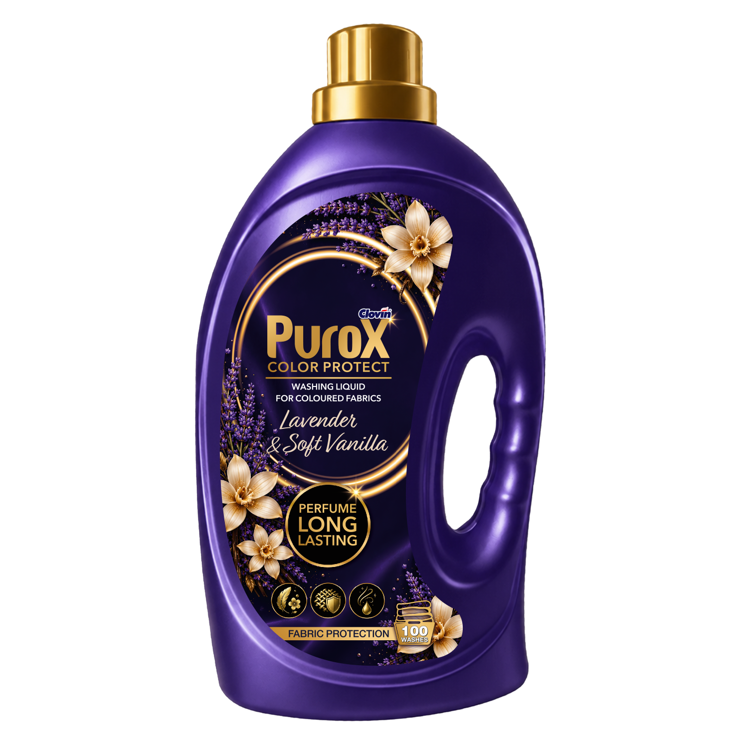 Purox Color Protect skoncentrowany płyn do prania Lavender & Soft Vanilla 3 l
