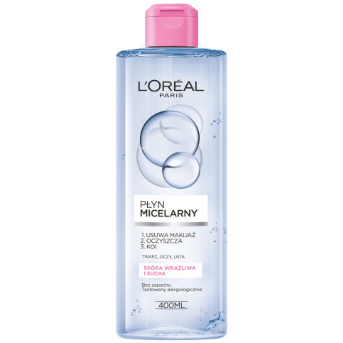 L’Oreal Paris Skin Expert Płyn Micelarny Skóra Wrażliwa i Sucha 400ml