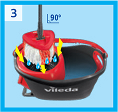 Vileda Easy Wring&Clean Turbo Mop + 242337 Bee Smart Worki na Śmieci LDPE 60l 10szt. 242434