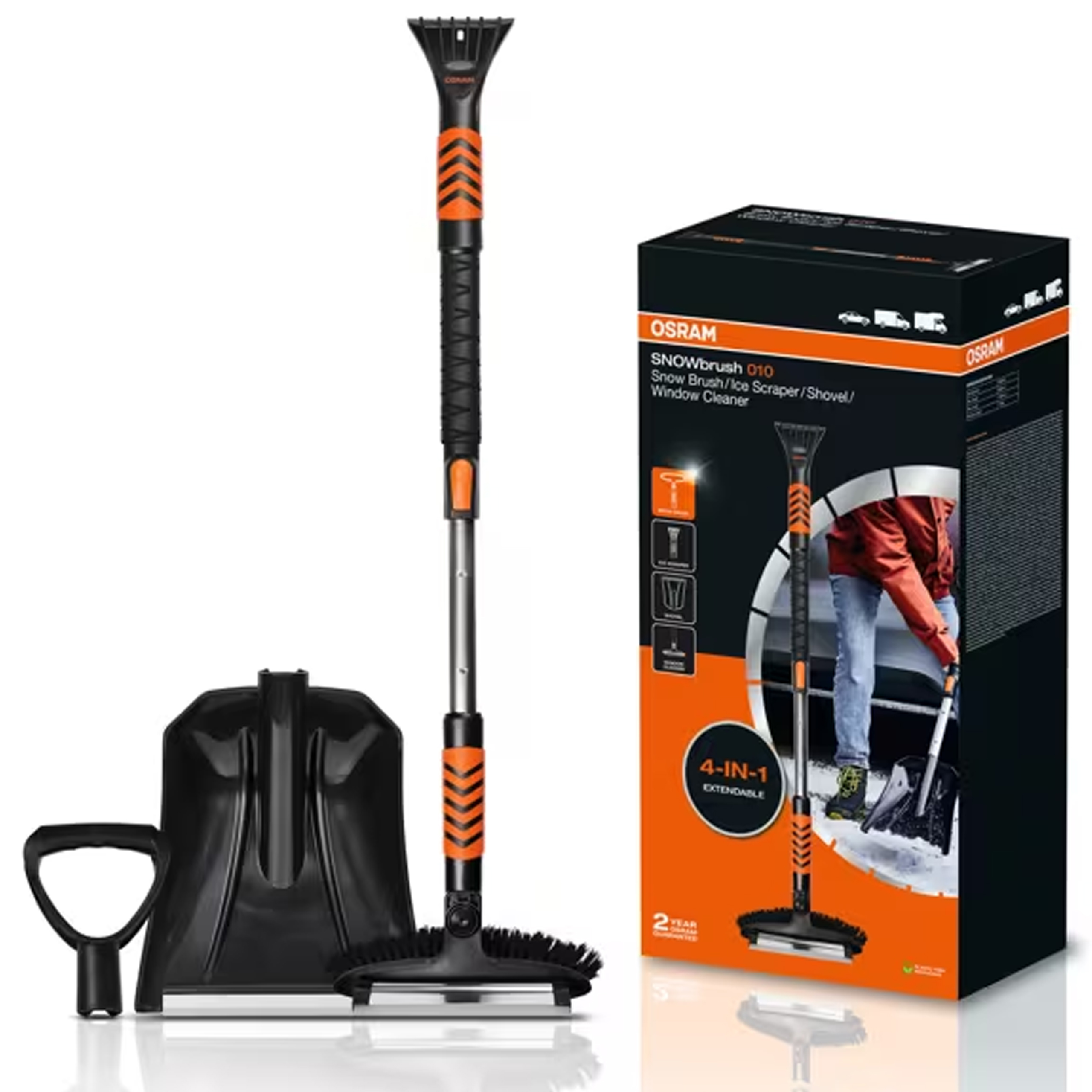 Osram Zestaw 4w1 do odśnieżania auta SNOWbrush 010