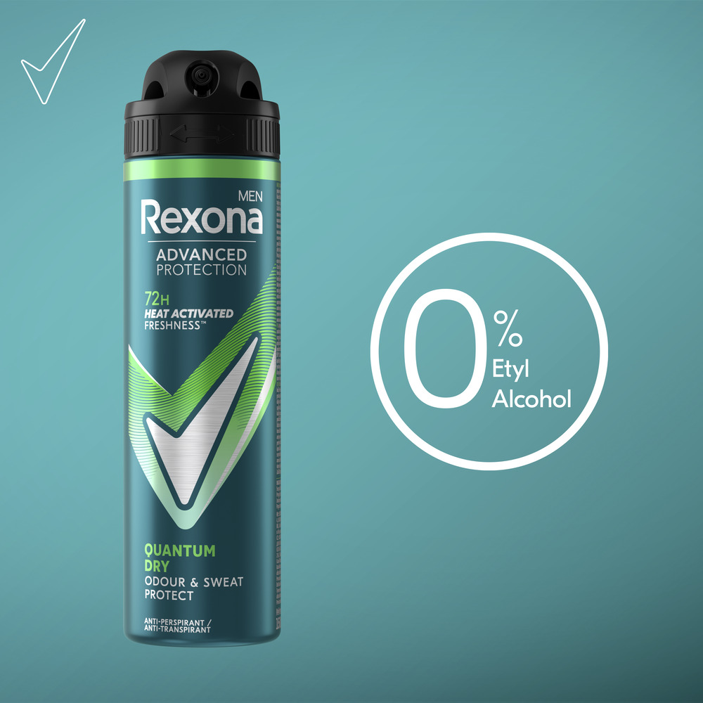 Rexona Men Advanced Protection antyperspirant spray Quantum Dry 150 ml