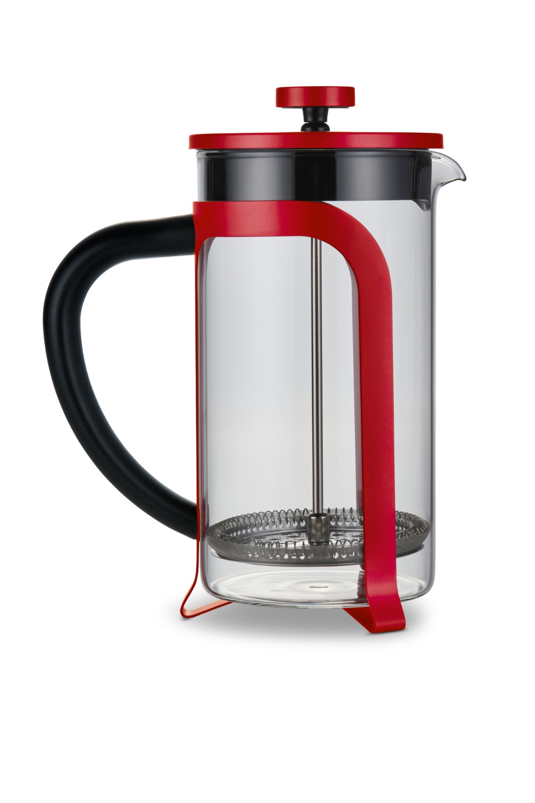 Tchibo Zaparzacz French Press 800ml, czerwony