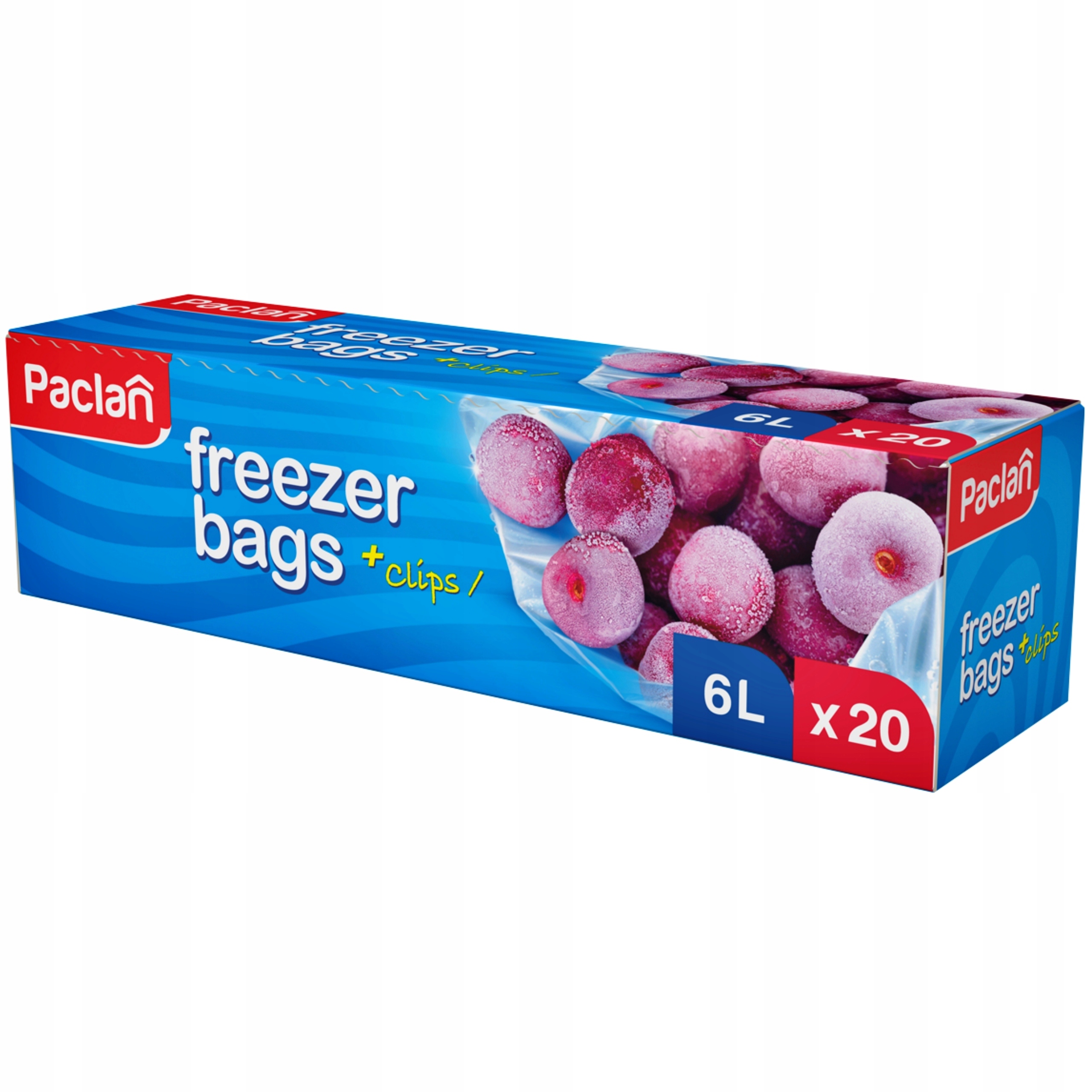 Paclan woreczki do mrożenia 6 l 20 szt.