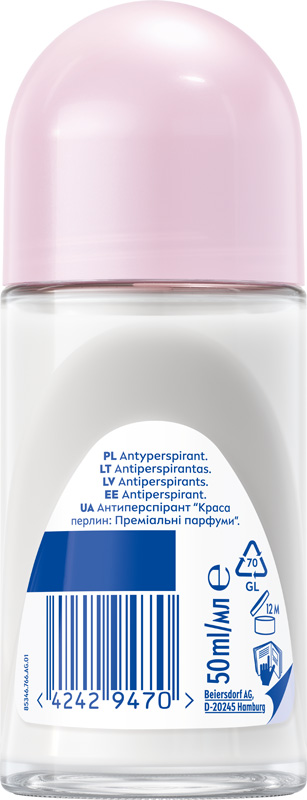 NIVEA Pearl&Beauty Black Pearl Antyperspirant damski w kulce 50 ml