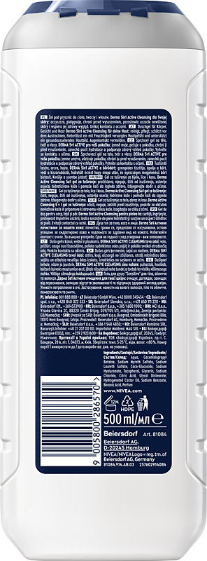 NIVEA MEN SENSITIVE Łagodzący Żel pod prysznic dla mężczyzn 500 ml