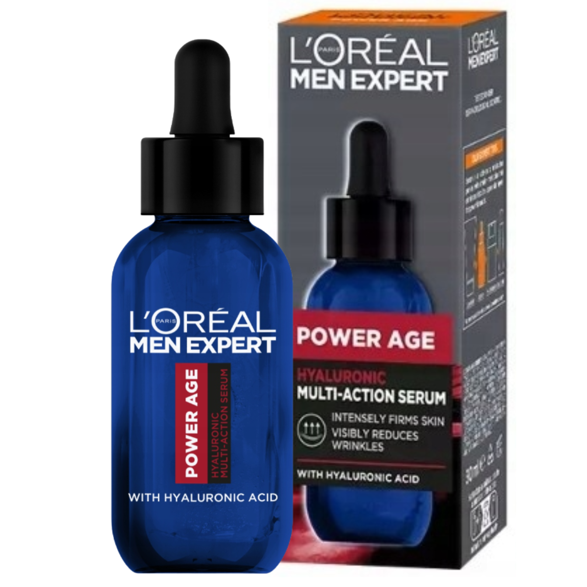 L’Oréal Men Expert Power Age Serum Z Kwasem Hialuronowym Dla Mężczyzn 30 ml