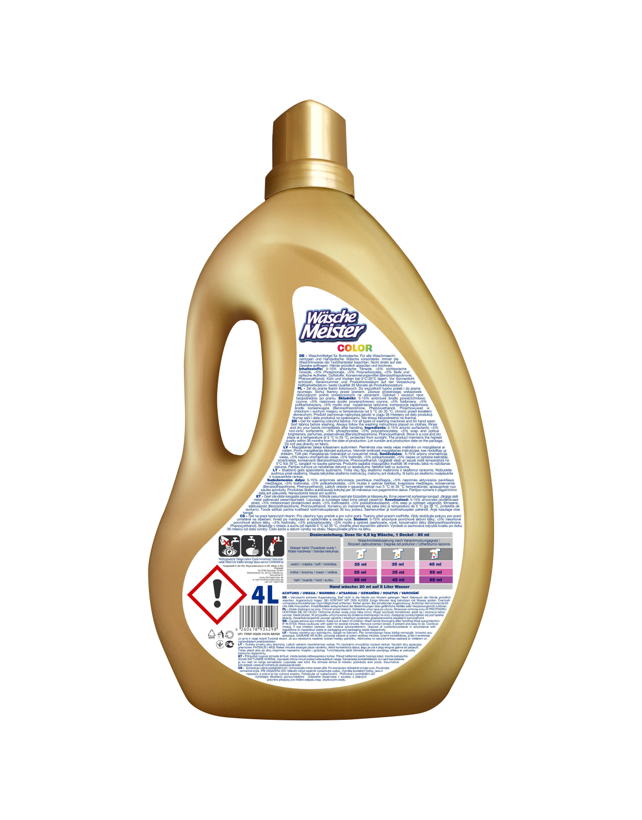 WascheMeister Color żel 4L – 115WL