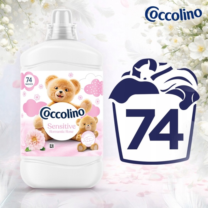 930621 Coccolino Fresh Blue Splash 1702ml + 930690 Coccolino Sensitive Romantic Rose 1702ml + 930638 Coccolino Fresh Happy Yellow 1702ml