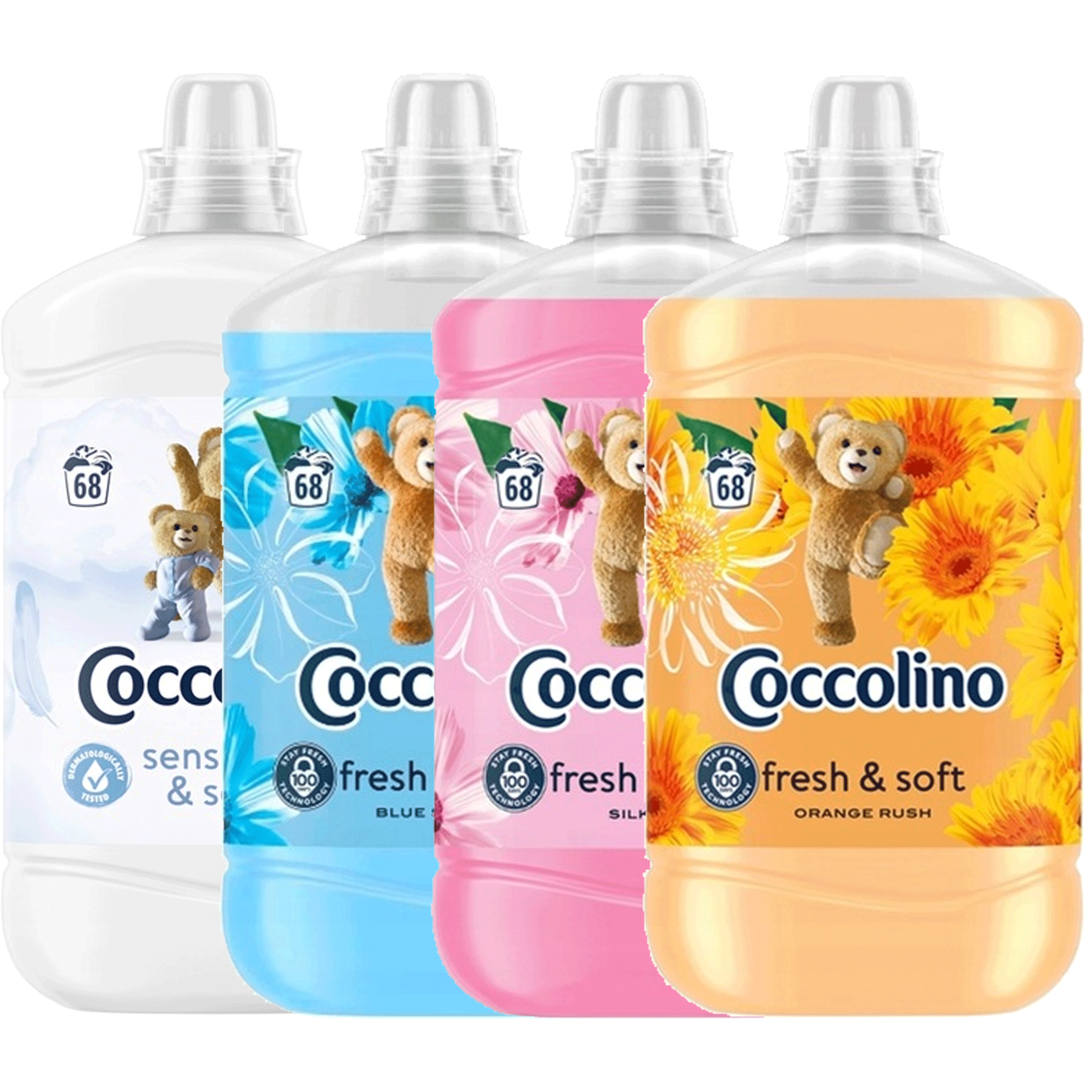Coccolino Core Sensitive 1,7l x4 MIX