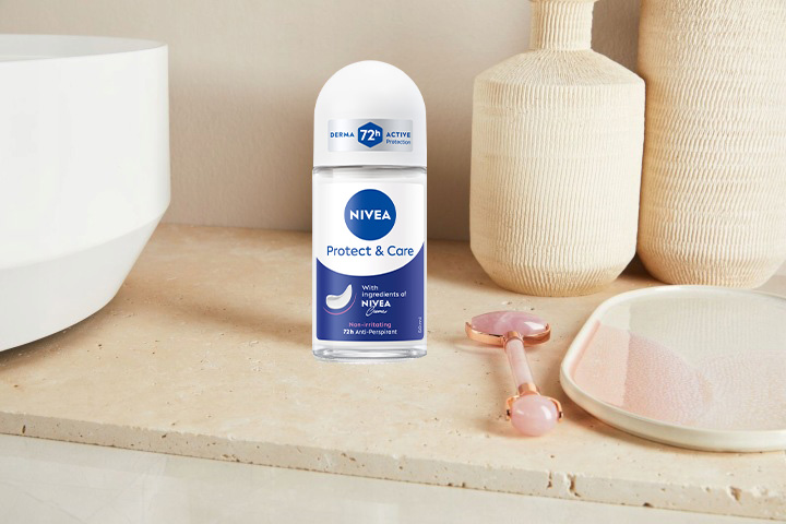NIVEA Protect&Care Łagodny Antyperspirant 72h ochrony w kulce 50ml