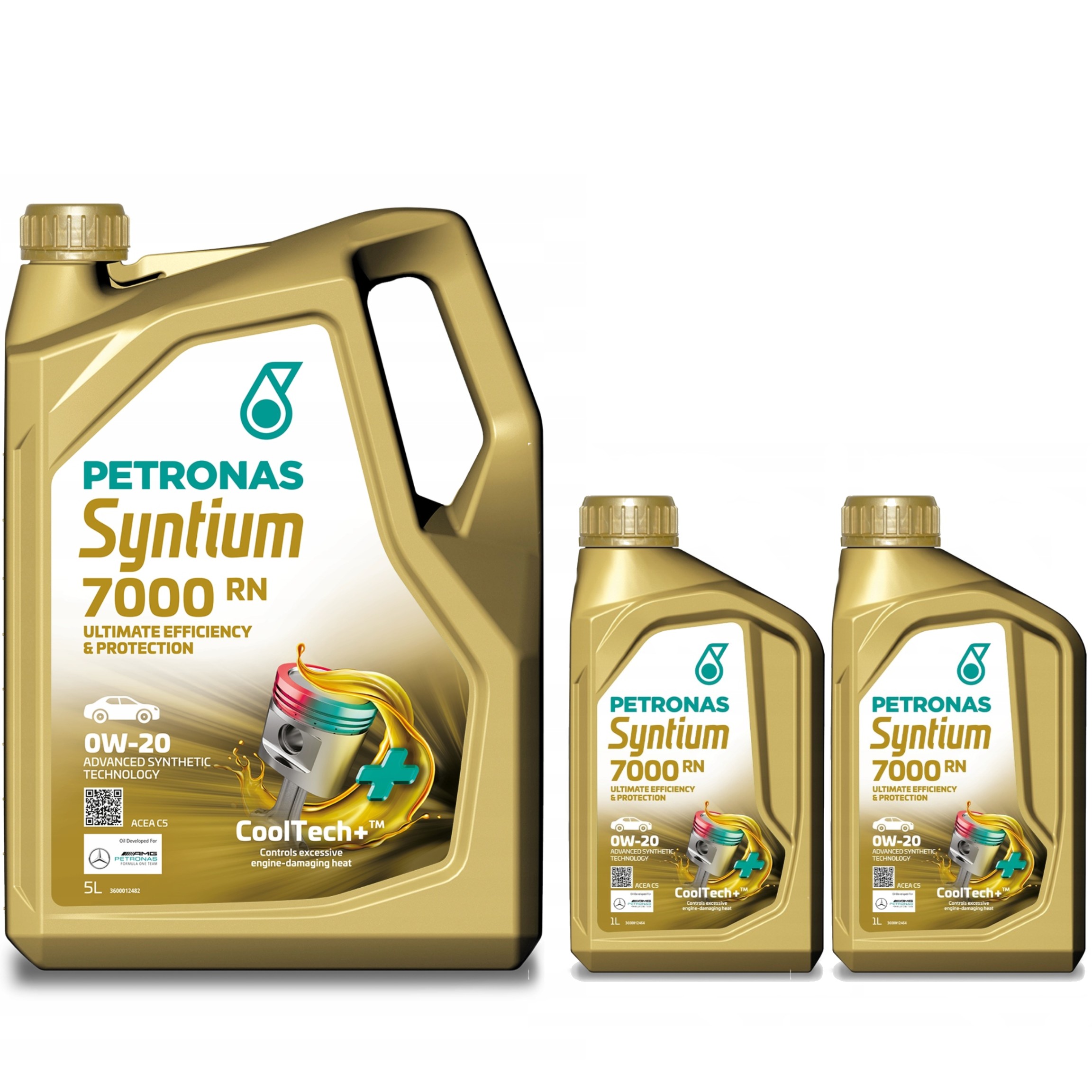 PETRONAS SYNTIUM 7000RN 0W-20 SP 5L + PETRONAS SYNTIUM 7000RN 0W-20 SP 1Lx2