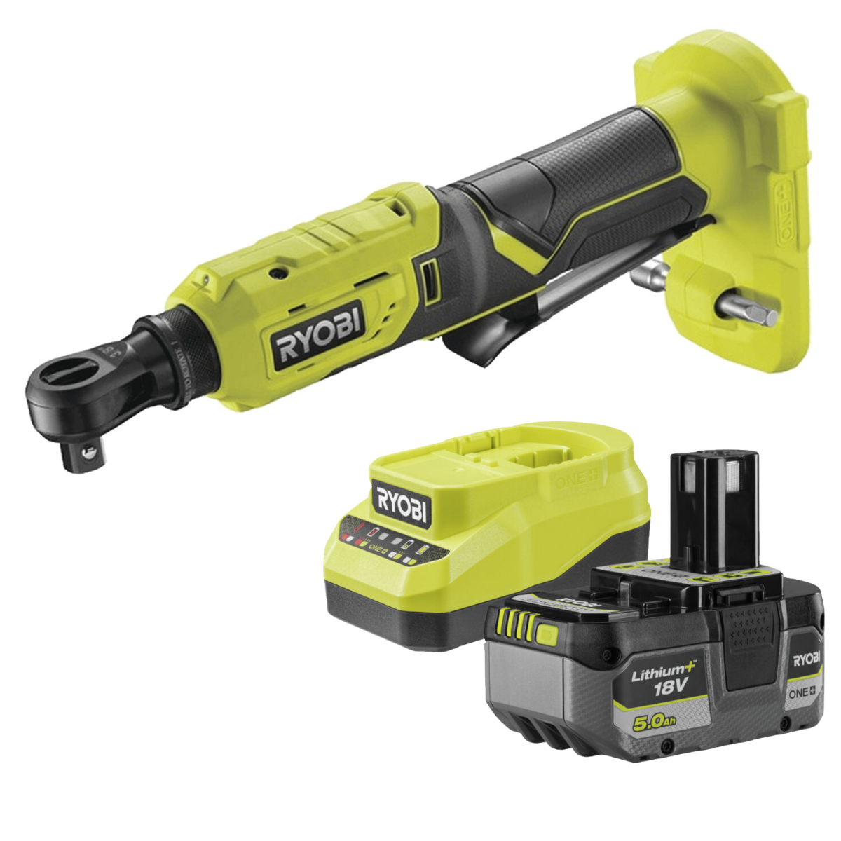 Grzechotka 18 V 3/8″ + Ład 5Ah