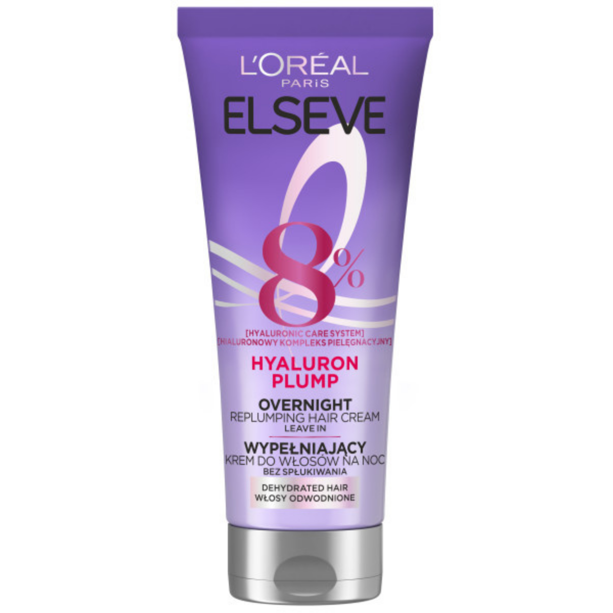 L’Oreal Paris Elseve Hyaluron Plump Krem Do Włosów Na Noc 200ml