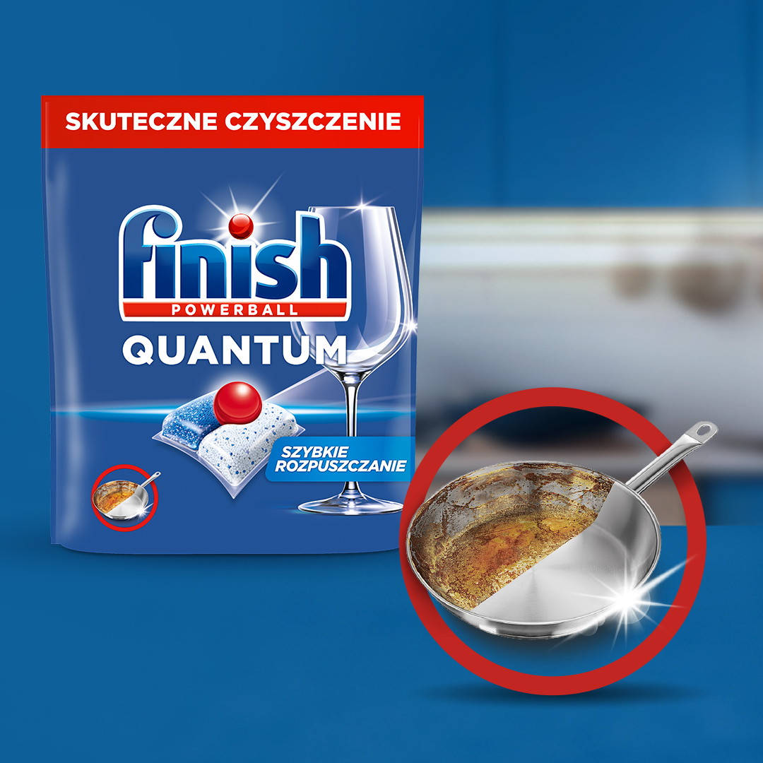 Finish Quantum Kapsułki do Zmywarki Zapach Fresh Świeży 111 Sztuk