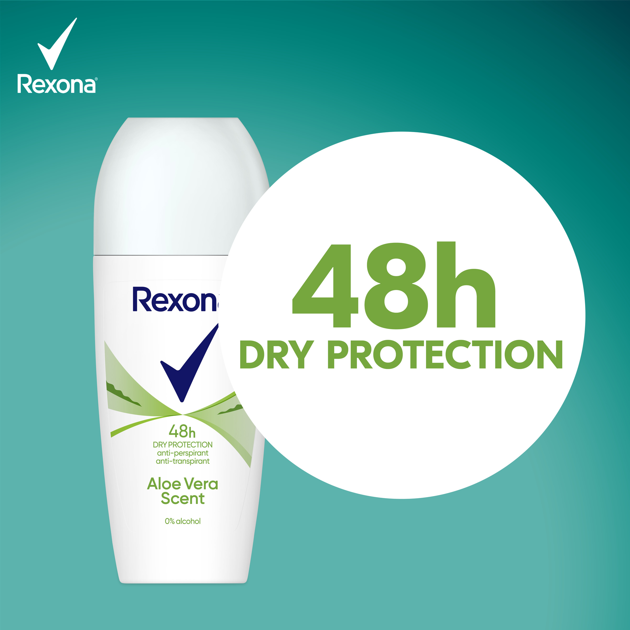 Rexona Aloe Vera antyperspirant roll-on 50 ml