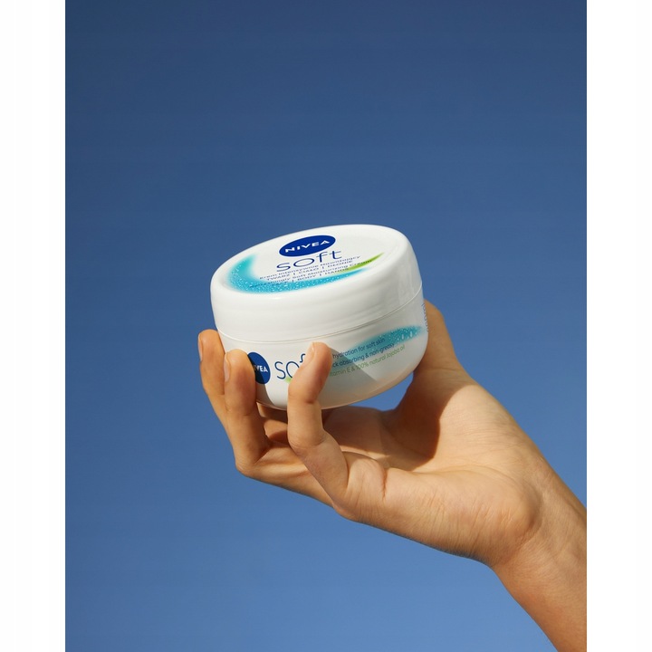 NIVEA Soft Krem do twarzy, ciała i rąk intensywnie nawilżający 50 ml