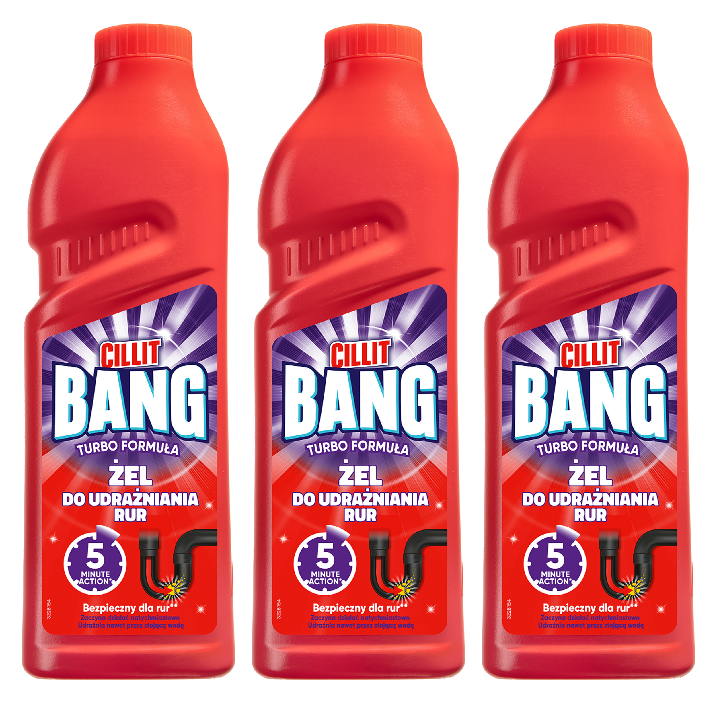 Cillit Bang Turbo Żel do Rur 1L CB02